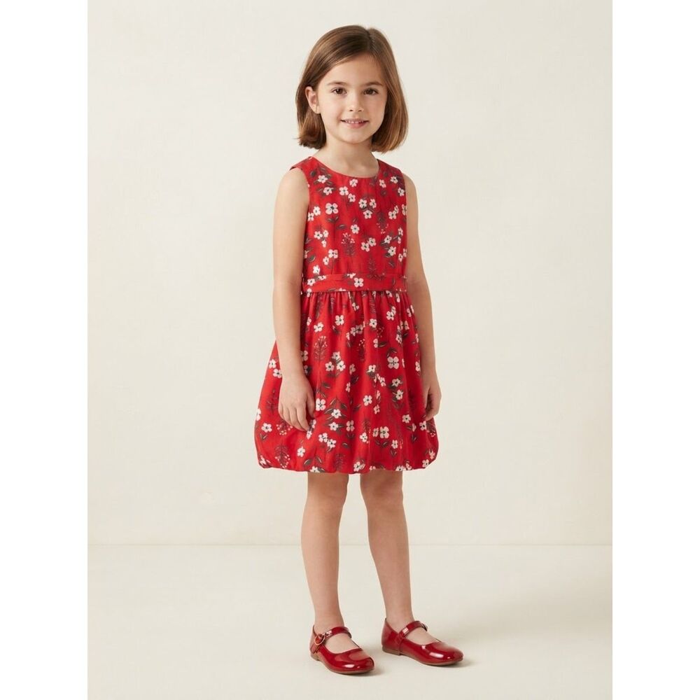 Carter's Red Floral Dress 6X Cottagecore Coquette Spring Summer Vacation